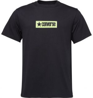 Converse ARCHIVE BOX TEE Pánske tričko, čierna, veľkosť