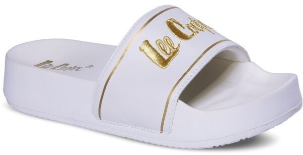 Lee Cooper SLIDE Dámske šľapky, biela, veľkosť