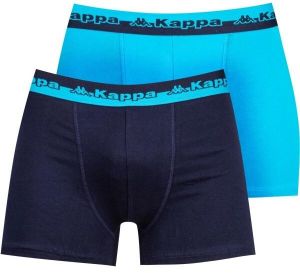 Kappa LOGO ZENBO 2 PACK Pánske boxerky, tmavo modrá, veľkosť