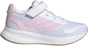 adidas RUNFALCON 5 EL C Detská halová obuv, šedá, veľkosť