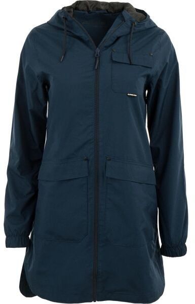 ALPINE PRO UJEWA Dámsky kabát, tmavo modrá, veľkosť