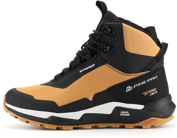 ALPINE PRO ELON Pánska outdoorová obuv, hnedá, veľkosť