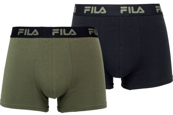 Fila MAN BOXER ELASTIC WITH LOGO Pánske boxerky, čierna, veľkosť