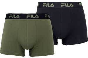 Fila MAN BOXER ELASTIC WITH LOGO Pánske boxerky, čierna, veľkosť