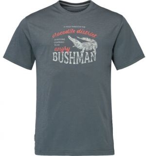 BUSHMAN BAFALE Pánske tričko, tmavo modrá, veľkosť