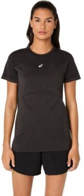 ASICS ROAD SEAMLESS SS TOP Dámske športové tričko, čierna, veľkosť