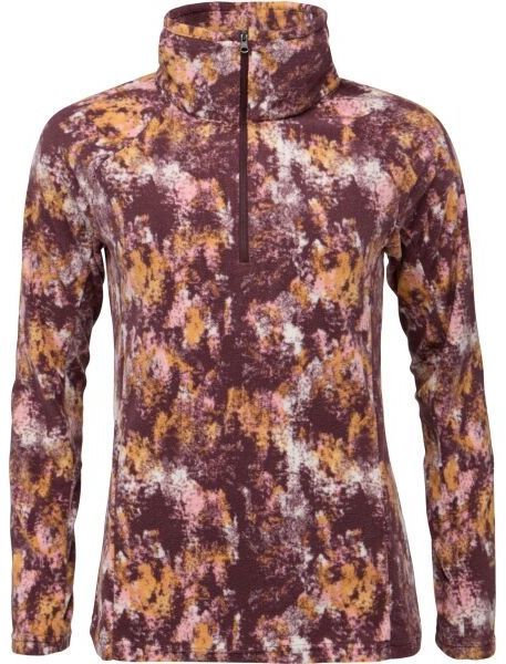 Columbia GLACIAL IV 1/2 ZIP Dámska mikina, vínová, veľkosť