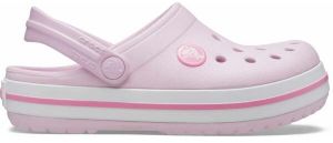 Crocs CROCBAND CLOG K Detská nazúvacia obuv, ružová, veľkosť 32/33