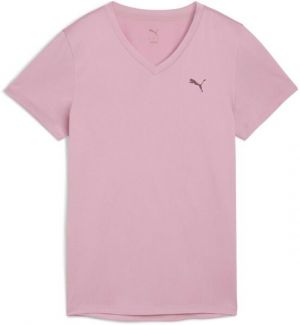 Puma W TAD ESSENTIAL VNECK TEE Dámske športové tričko, ružová, veľkosť