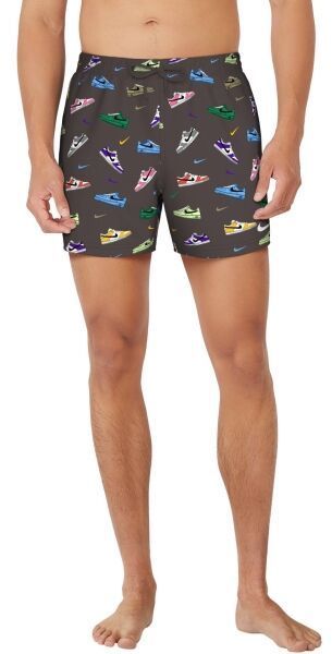 Nike SPLIT 5 Pánske plavecké šortky, hnedá, veľkosť