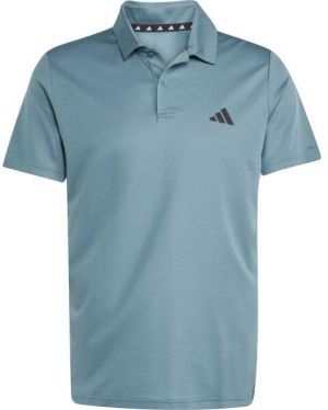 adidas TRAINING ESSENTIALS BASE POLO Pánske športové polo tričko, svetlomodrá, veľkosť