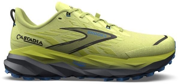 BROOKS CASCADIA 19 M Pánska bežecká obuv, žltá, veľkosť 46
