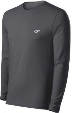 TRIMM BRAVE Pánske tričko s dlhým rukávom, tmavo sivá, veľkosť XXXL