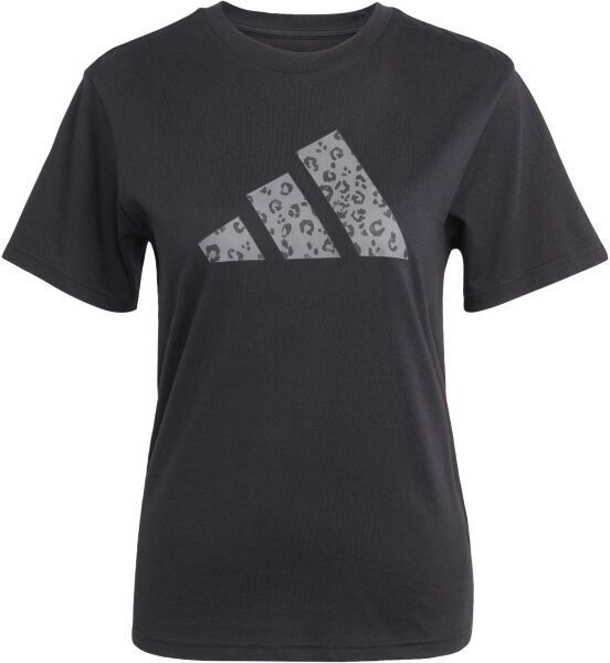 adidas ANIMAL TEE W Dámske tričko, čierna, veľkosť