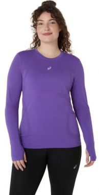 ASICS ROAD SEAMLESS LS TOP Dámske tričko s dlhým rukávom, fialová, veľkosť