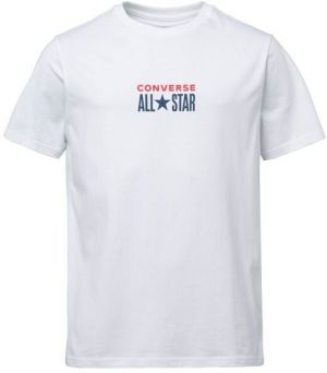 Converse CTAS TAG TEE Pánske tričko, biela, veľkosť