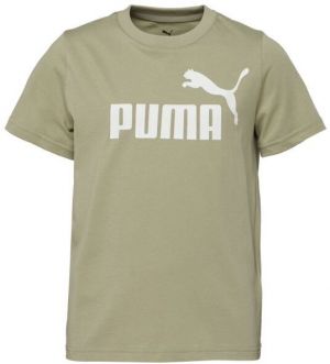 Puma ESSENTIALS N0. 1 LOGO TEE B Chlapčenské tričko, khaki, veľkosť