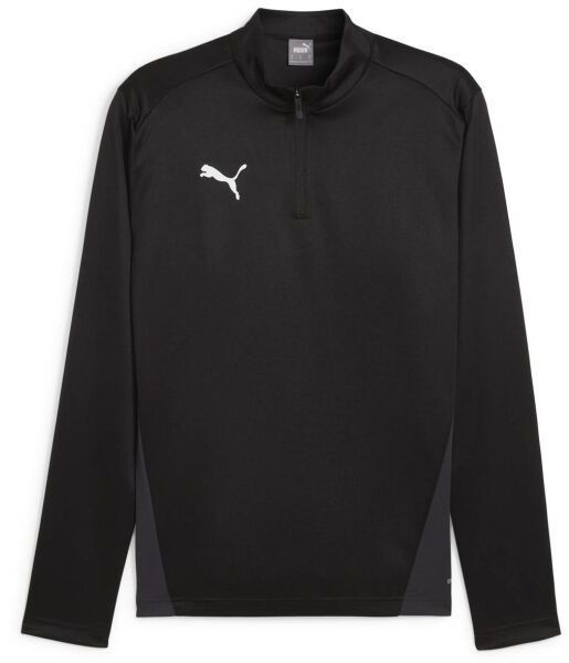 Puma TEAMGOAL TRAINING 1/4 ZIP TOP Pánske tričko, čierna, veľkosť