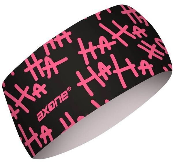 AXONE HEADBAND Dámska čelenka, čierna, veľkosť