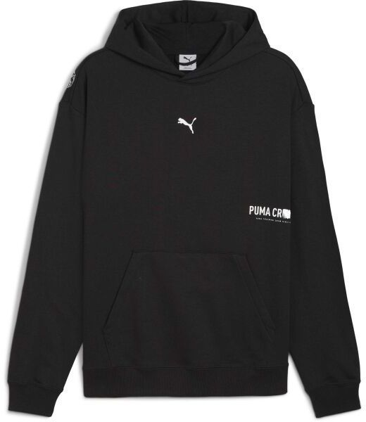 Puma M GRAPHIC FRENCH TERRY HOODIE Pánska mikina, čierna, veľkosť