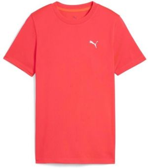 Puma TAD ESSENTIALS TEE G Dievčenské tričko, červená, veľkosť