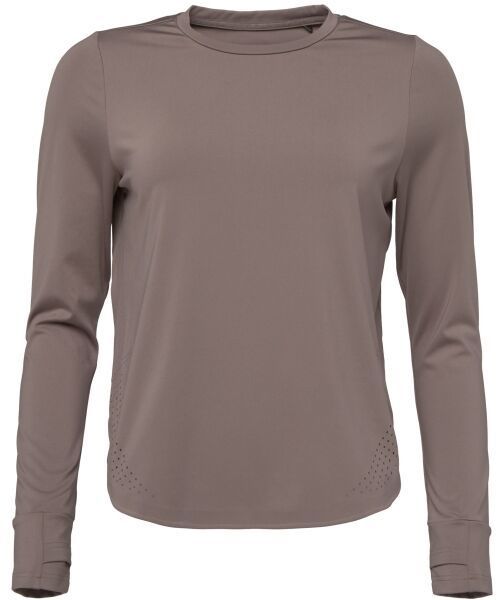 Lotto JOSHUANA Dámske tričko s dlhým rukávom, hnedá, veľkosť