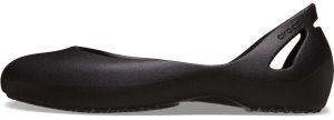 Crocs KADEE FLAT Dámske baleríny, čierna, veľkosť 36/37