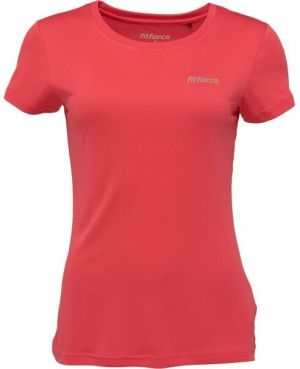 Fitforce RISA Dámske fitness tričko, lososová, veľkosť