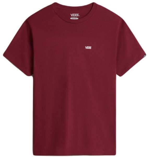 Vans MN LEFT CHEST LOGO TEE Pánske tričko, vínová, veľkosť