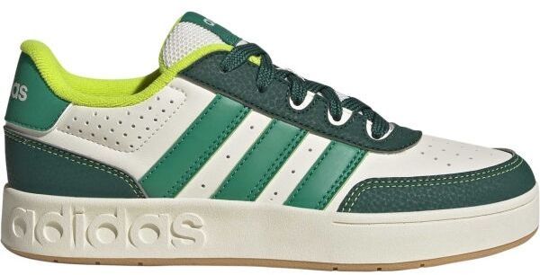 adidas BREAKBASE J Detská voľnočasová obuv, biela, veľkosť 38