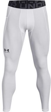Under Armour HG ARMOUR LEGGINGS Pánske legíny, biela, veľkosť