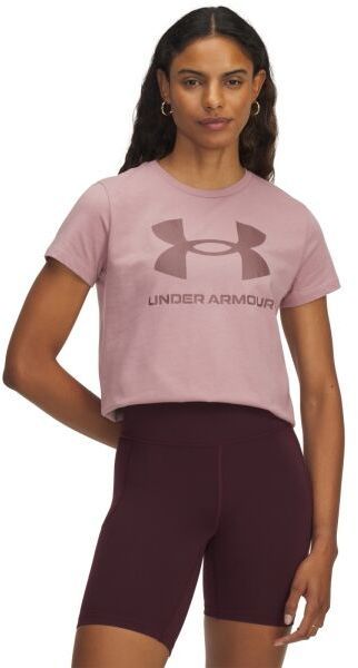 Under Armour LIVE SPORTSTYLE GRAPHIC SS Dámske tričko, ružová, veľkosť