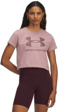 Under Armour LIVE SPORTSTYLE GRAPHIC SS Dámske tričko, ružová, veľkosť