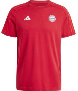 adidas FC BAYERN DNA GRAPHIC Pánske tričko, červená, veľkosť