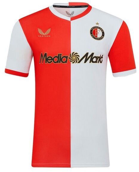 CASTORE FEYENOORD HOME SS Futbalový dres, červená, veľkosť