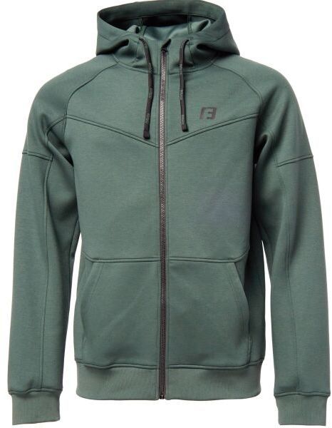 Fitforce GALIPETE Pánska fitness mikina, tmavo zelená, veľkosť