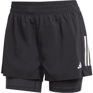 adidas OWN THE RUN B S 2IN1 W Dámske športové trenky, čierna, veľkosť