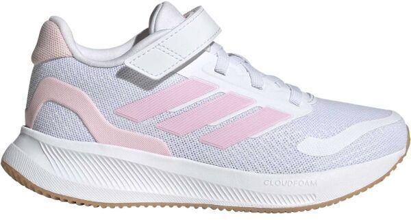 adidas RUNFALCON 5 EL C Detská halová obuv, sivá, veľkosť