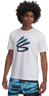 Under Armour CURRY PLAYABLE TEE Pánske tričko, biela, veľkosť