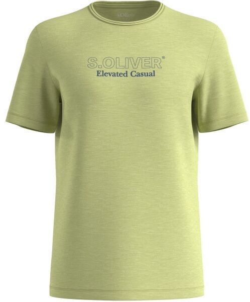 s.Oliver T-SHIRT Pánske tričko, svetlo zelená, veľkosť