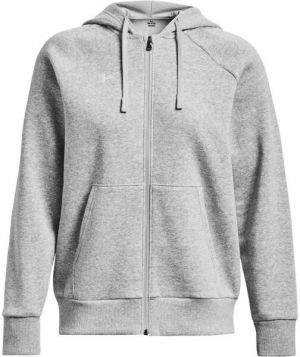 Under Armour RIVAL FLEECE FZ HOODIE Dámska mikina, sivá, veľkosť