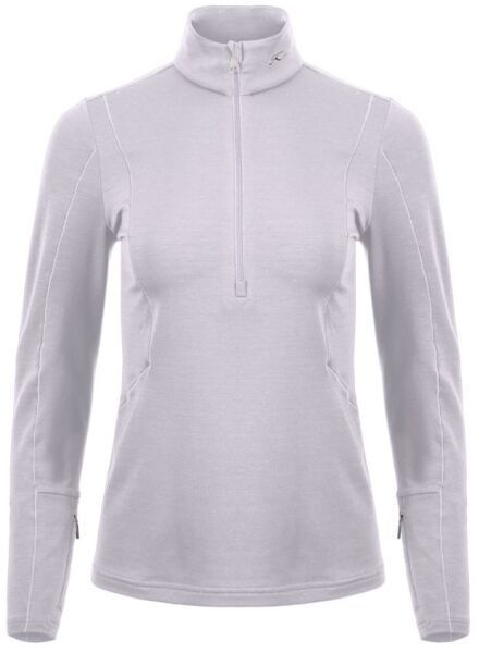 Kjus TRACE MIDLAYER HALF-ZIP W Dámska funkčná stredná vrstva, sivá, veľkosť