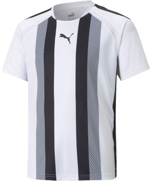 Puma TEAMLIGA STRIPED JERSEY JR Detský futbalový dres, biela, veľkosť