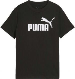 Puma ESSENTIALS NO. 1 LOGO TEE G Dievčenské tričko, čierna, veľkosť