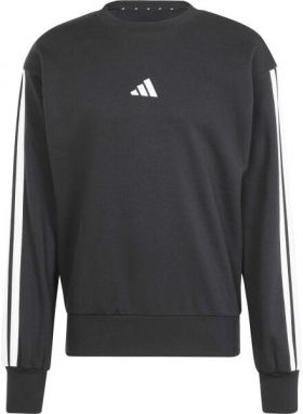 adidas 3-STRIPES FT SWEET Pánska mikina, čierna, veľkosť
