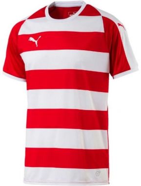 Puma LIGA JERSEY HOOPED Pánske športové tričko, biela, veľkosť