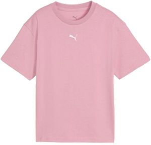 Puma ESSENTIALS BOXY TEE G Dievčenské tričko, ružová, veľkosť