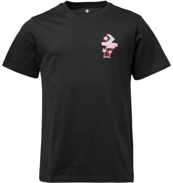 Converse MOTEL Pánske tričko, čierna, veľkosť