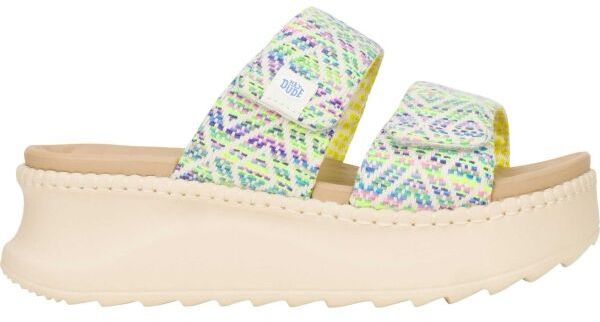 HEY DUDE DELRAY SLIDE SURF BAJA Dámske šľapky, mix, veľkosť