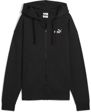Puma ESSENTIALS SMALL NO.1 LOGO COMFORT FZ HOODIE Dámska mikina, čierna, veľkosť